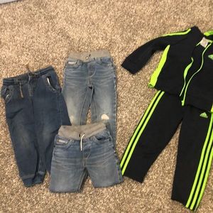 Boys jeans/track suit